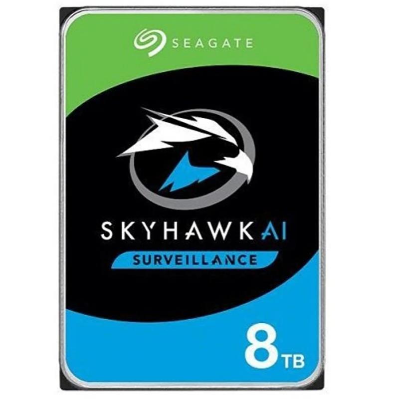 8 TB SEAGATE 3.5 SKYHAWK AI SATA 7200RPM 256MB 7/24 GUVENLIK ST8000VE001